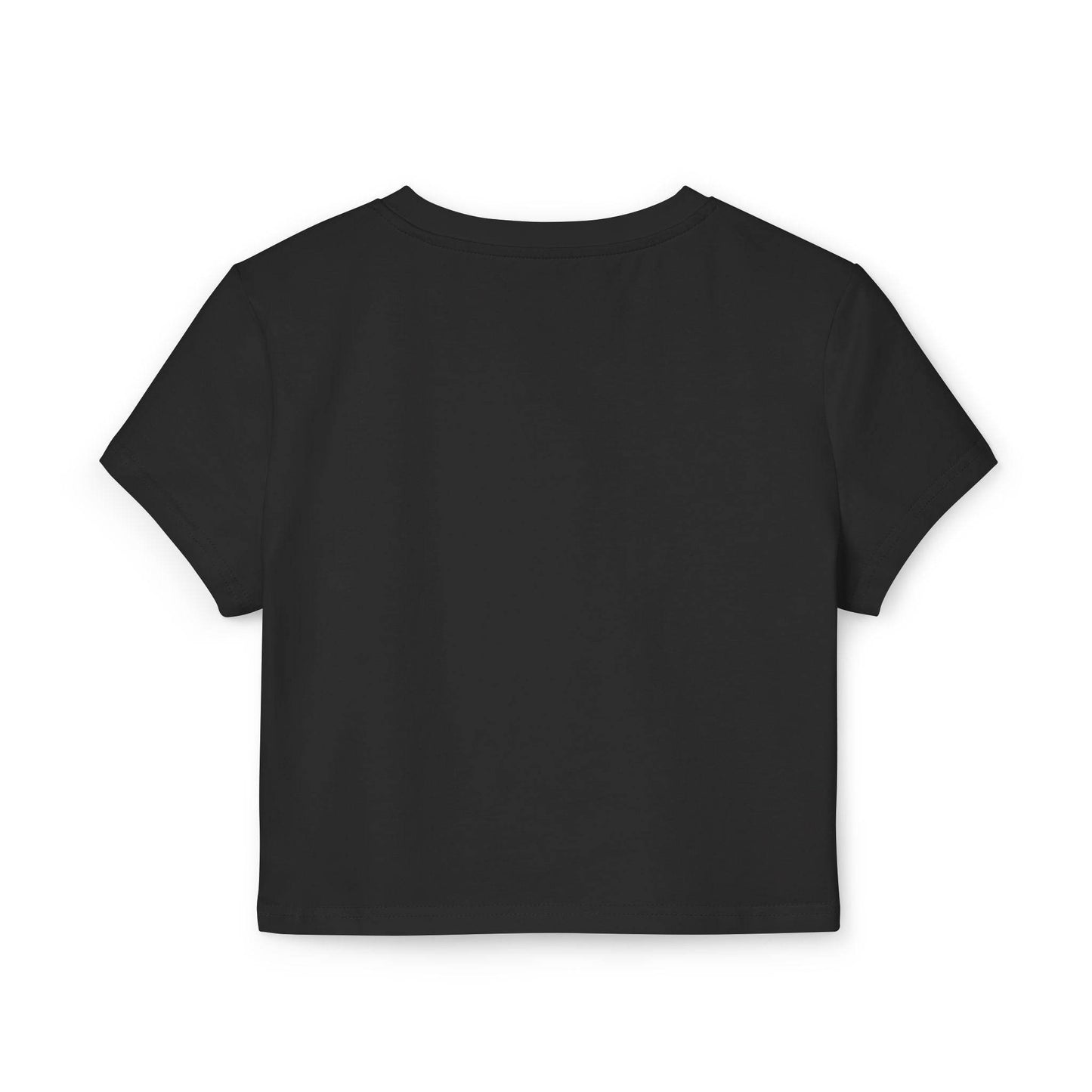 Cute Halloween Baby Tee with Spooky Bow Design | Women's Graphic T-Shirt, Party Shirt, Fall Fashion, Gift Idea, Casual Wear - IntuitiveEncBoutique