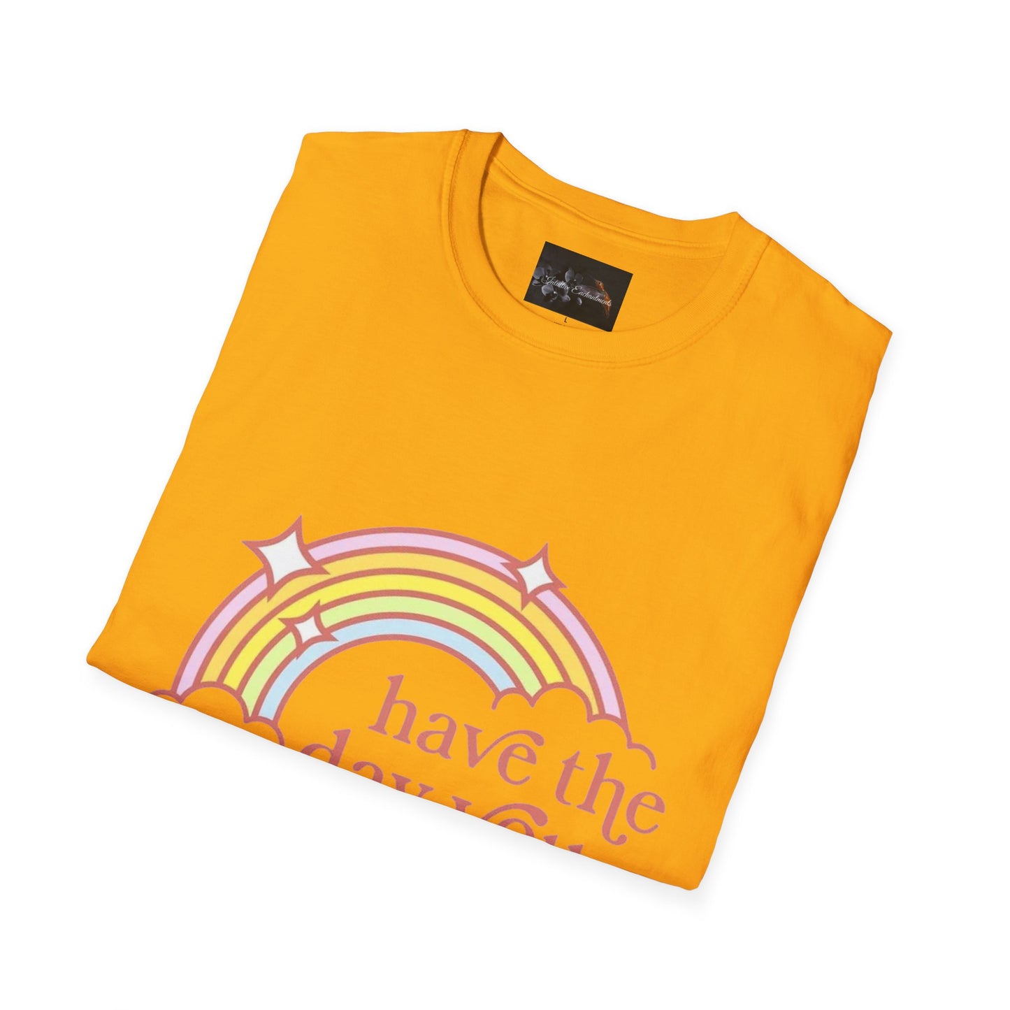 Vote-Inspired Unisex T-Shirt - 'Have the Day You Voted For' - Casual Wear, Election Day, Gift for Activists, Rainbow Design, Feel-Good