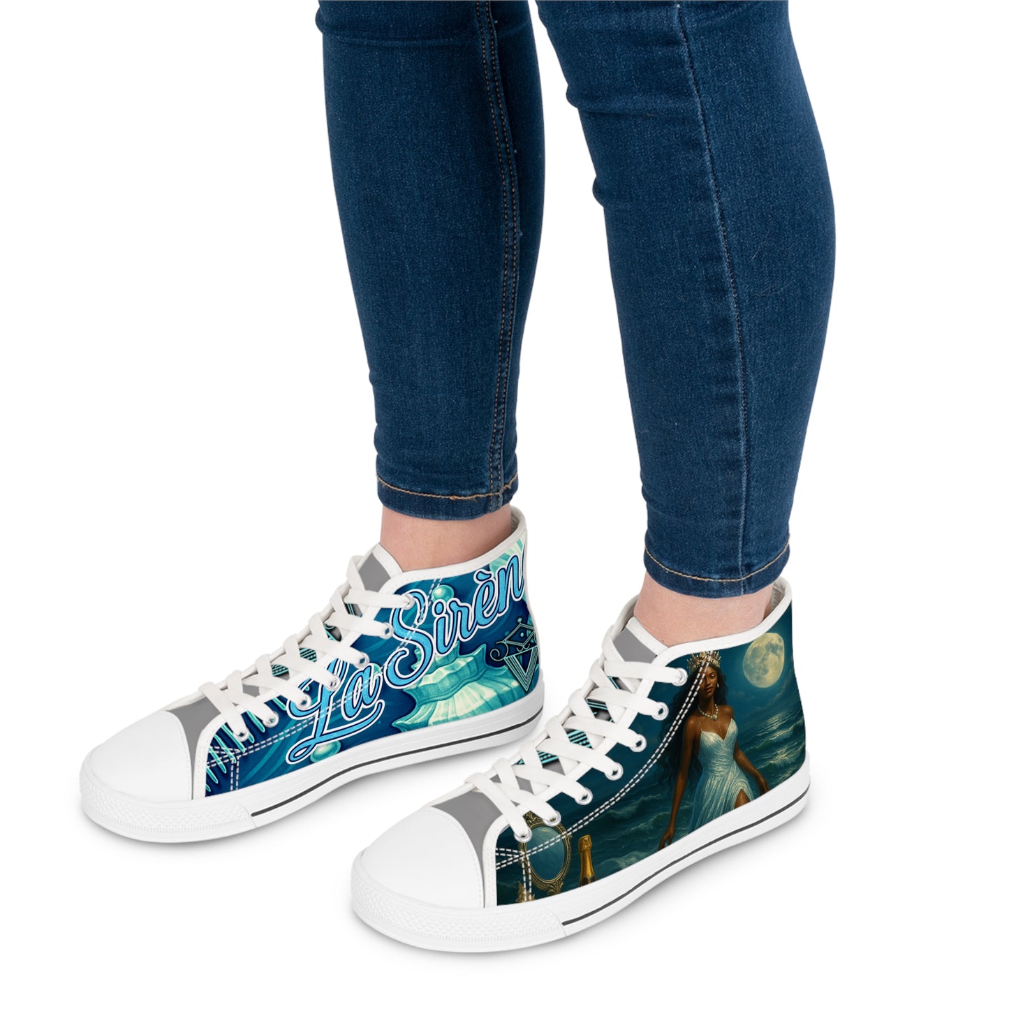 La Sirene Lwa Goddess High Top Sneakers