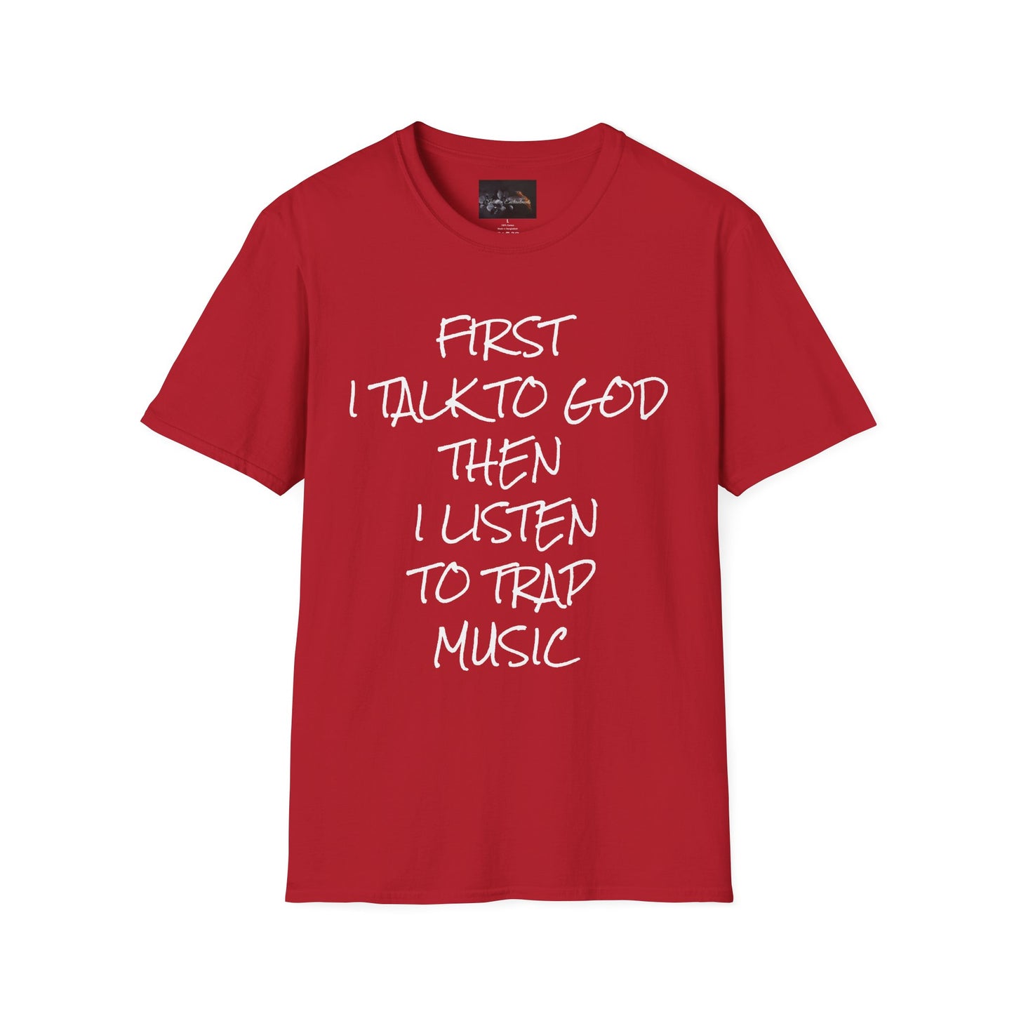 Trap Music & Faith TShirt, Cool Casual Wear, Unique Gift for Music Lovers, Spirituality Apparel, Graphic Tee for Celebrations