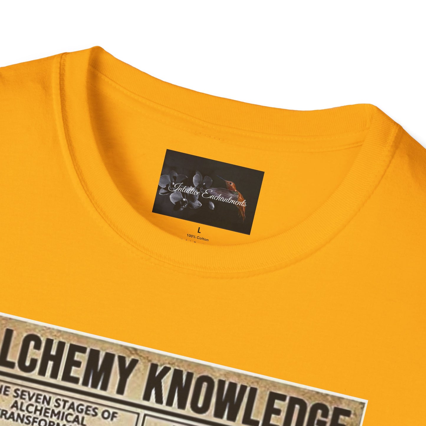 Alchemy Knowledge Unisex T-Shirt, Vintage-style Graphic Tee, Gift for Historians, Science Lovers, Unique Learning Shirt, Educational Apparel