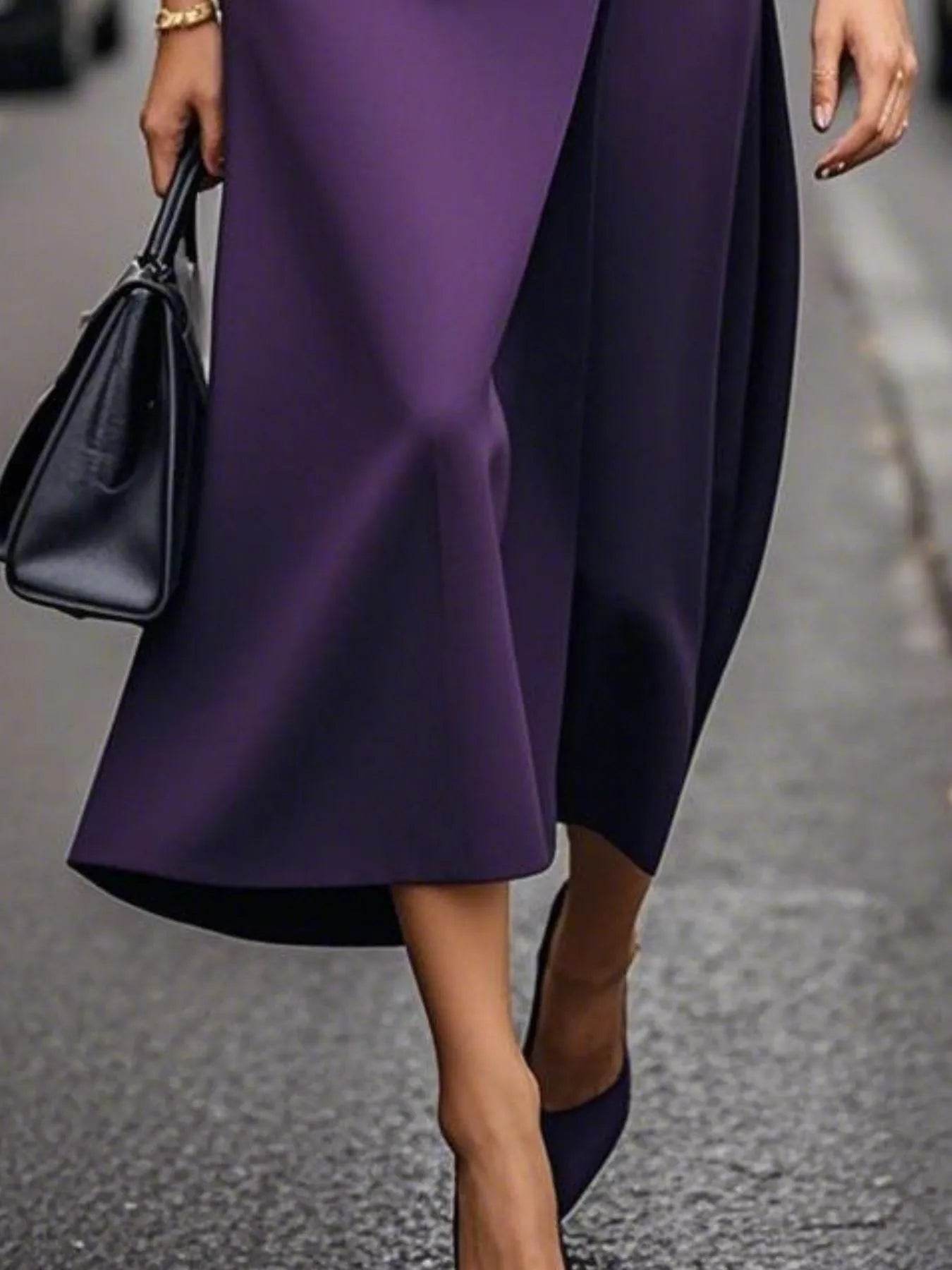 Round Neck Sleeveless Midi Sheath Dress - IntuitiveEncBoutique