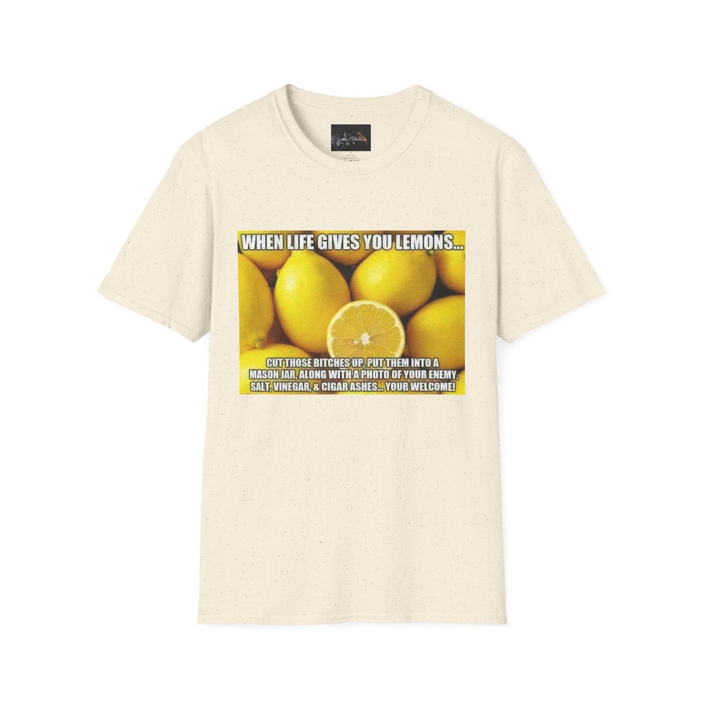 When Life Gives You Lemons T-Shirt, Funny Quote Tee, Gift for Citrus Lovers, Casual Wear, Unisex Humor Shirt, Summer Vibes - IntuitiveEncBoutique