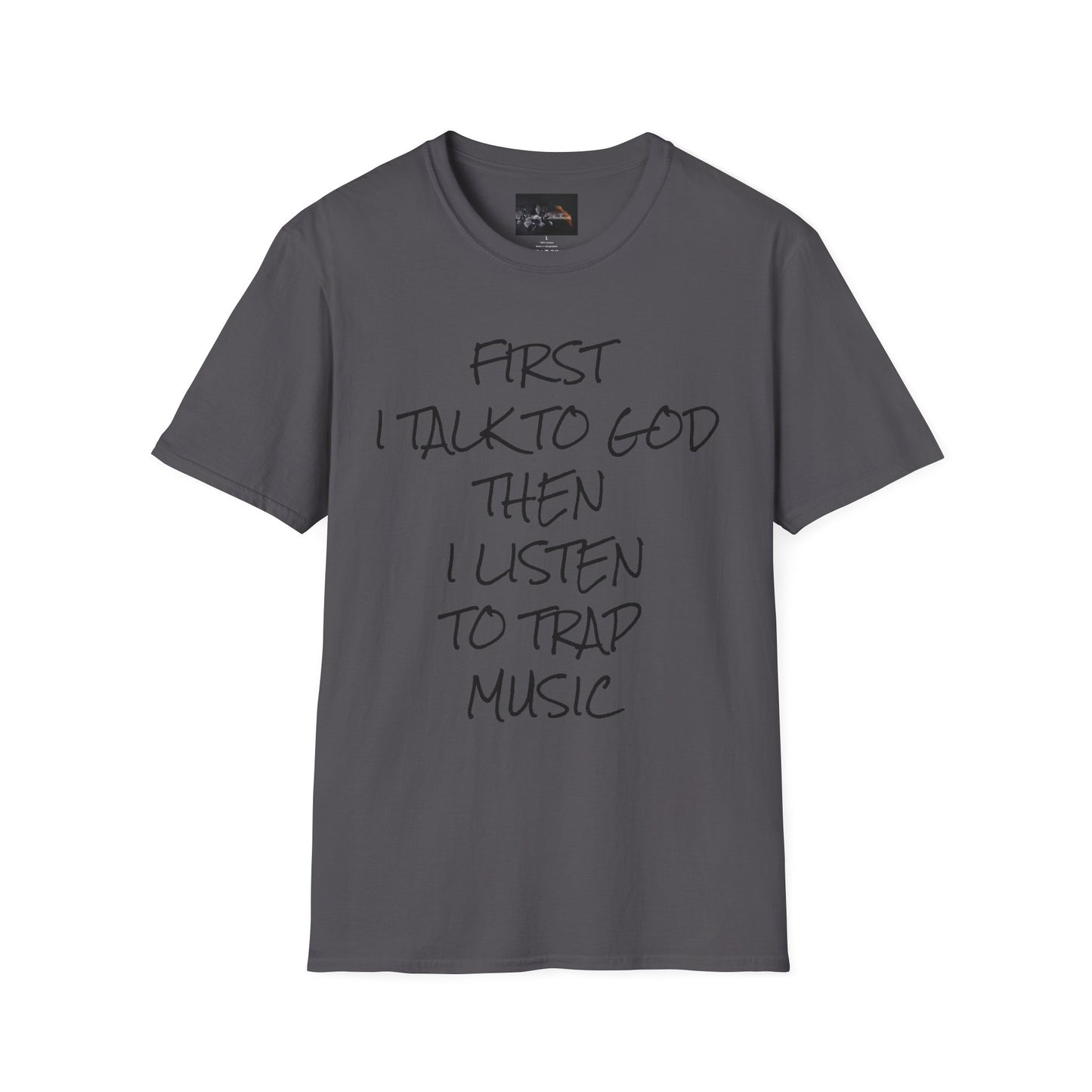 Trap Music & Faith TShirt, Cool Casual Wear, Unique Gift for Music Lovers, Spirituality Apparel, Graphic Tee for Celebrations