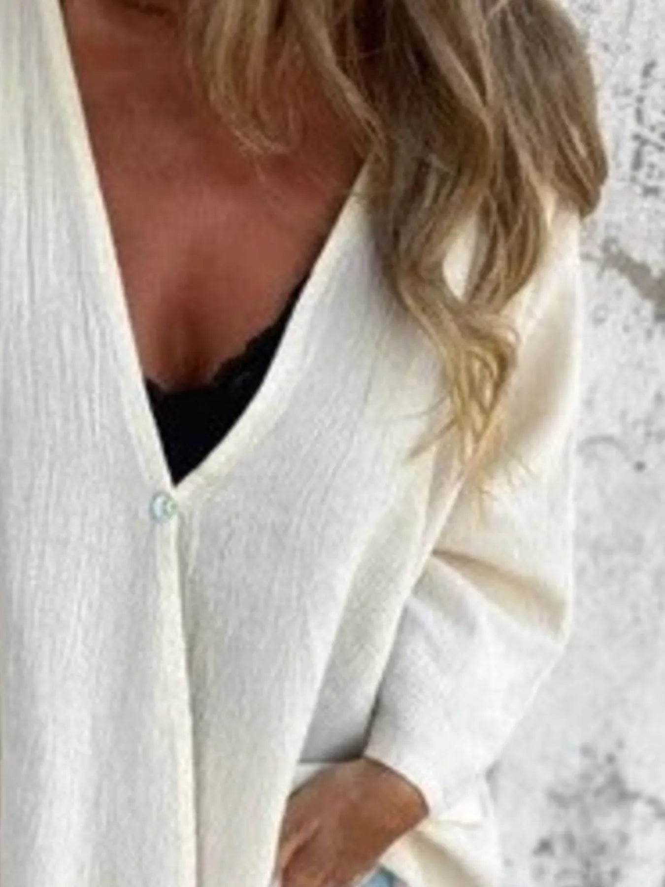 Full Size Oversized Button-Up Cardigan Plus Size - IntuitiveEncBoutique
