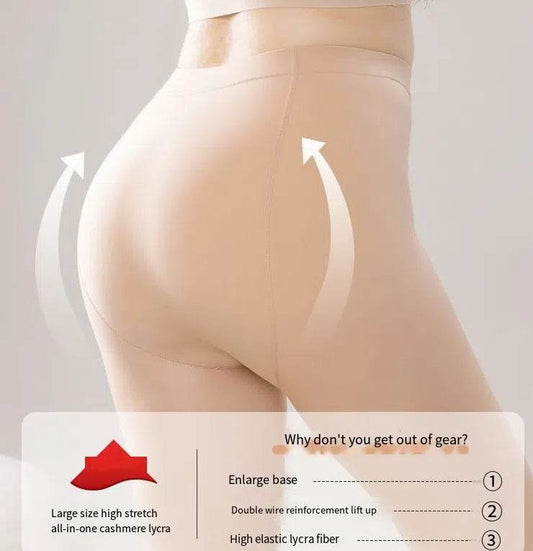 nude sensation flesh color flat waist pantyhose - IntuitiveEncBoutique