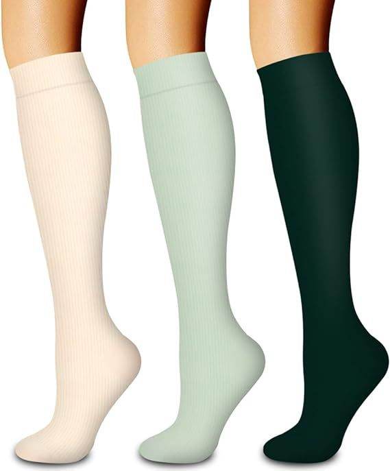 Sports pressure socks long tube socks calf socks compression socks skipping rope elastic cycling socks - IntuitiveEncBoutique