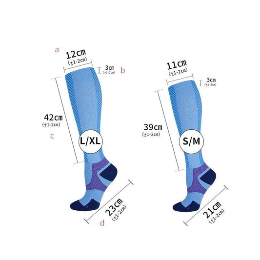 Sports compression socks skipping rope outdoor cycling elastic socks fitness running calf socks secondary pressure socks - IntuitiveEncBoutique