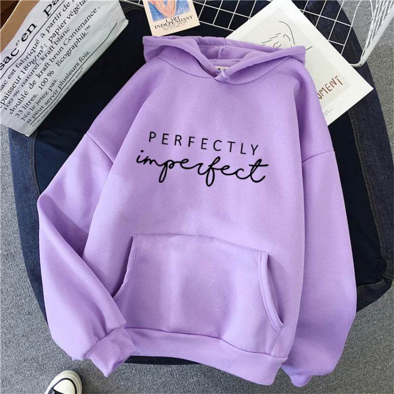 Spring New Letter Pattern Printed Hooded Sweatshirt Unisex Long Sleeve Casual Jacket Trendy Top Versatile - IntuitiveEncBoutique