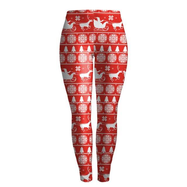 Women Christmas Leggings - IntuitiveEncBoutique