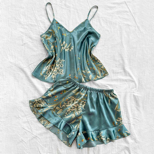 Printed pajama set - IntuitiveEncBoutique