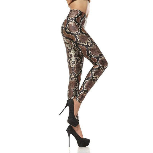 Snakeskin Women Leggings Women Pants - IntuitiveEncBoutique
