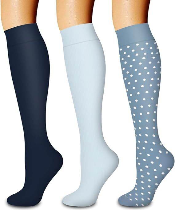 Sports pressure socks long tube socks calf socks compression socks skipping rope elastic cycling socks - IntuitiveEncBoutique