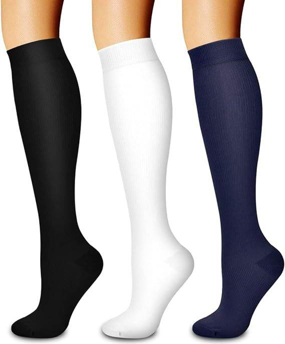 Sports pressure socks long tube socks calf socks compression socks skipping rope elastic cycling socks - IntuitiveEncBoutique