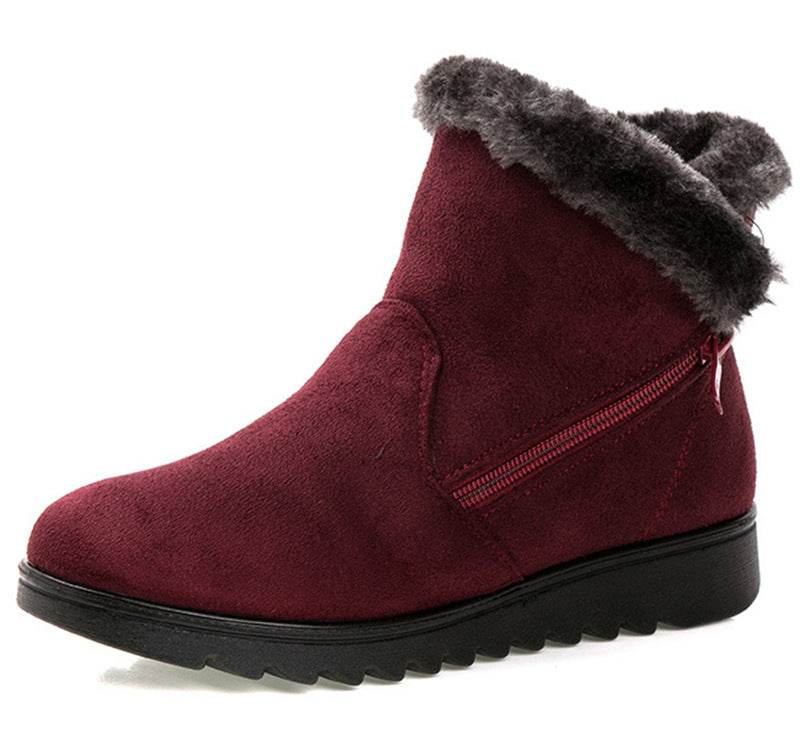 Women's warm cloth shoes, elderly snow boots - IntuitiveEncBoutique
