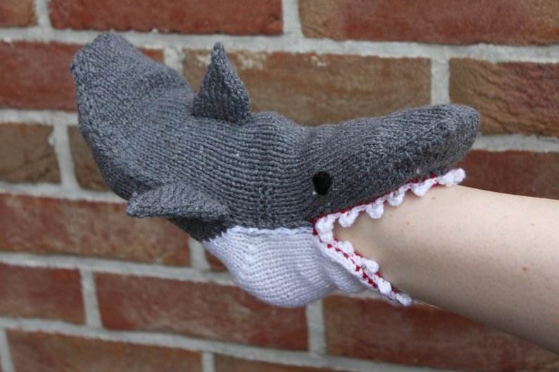 Christmas Knitted Crocodile Socks Creative Socks - IntuitiveEncBoutique