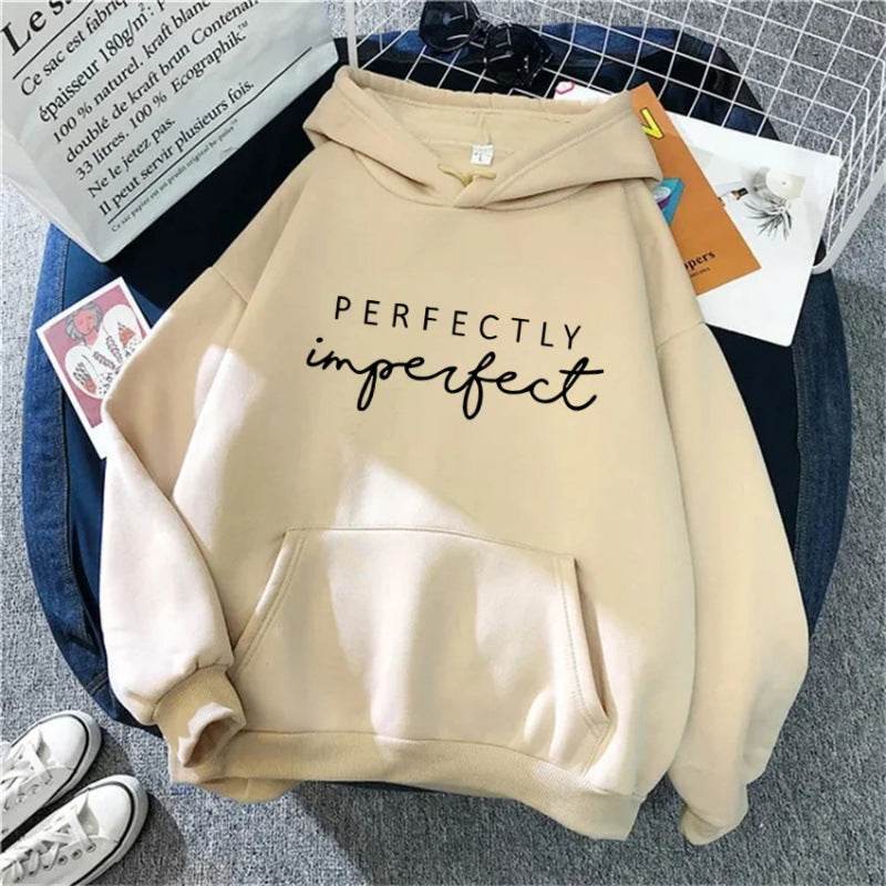 Spring New Letter Pattern Printed Hooded Sweatshirt Unisex Long Sleeve Casual Jacket Trendy Top Versatile - IntuitiveEncBoutique