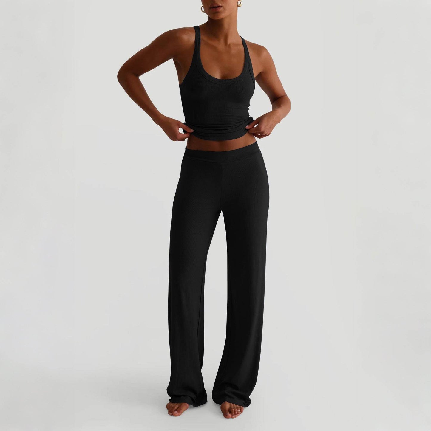 Spicy Girl Strapless Top and Long Pants Women's Set - IntuitiveEncBoutique