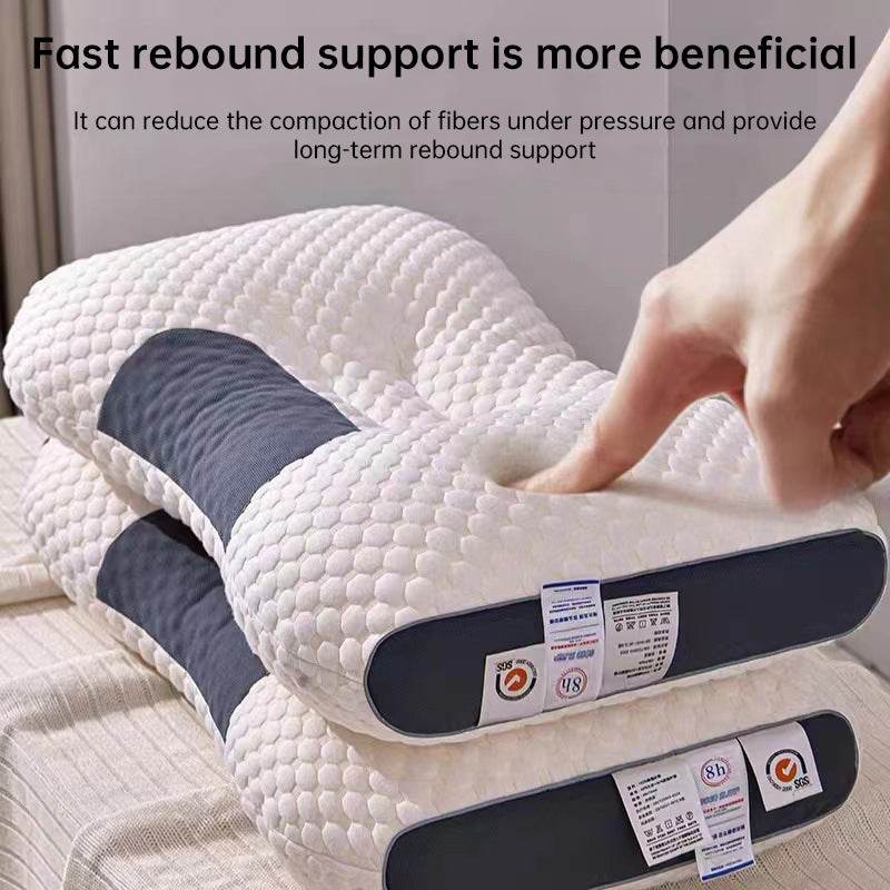 2025 New SPA Sleep Pillow: Sleep aid, neck support, orthopedic, soybean fiber massage, for home - IntuitiveEncBoutique