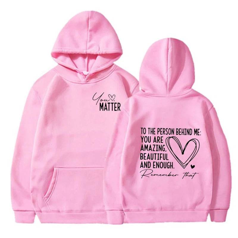 SingerLetter Print Hooded Sweatshirt Unisex Long Sleeve Casual Top Jacket - IntuitiveEncBoutique