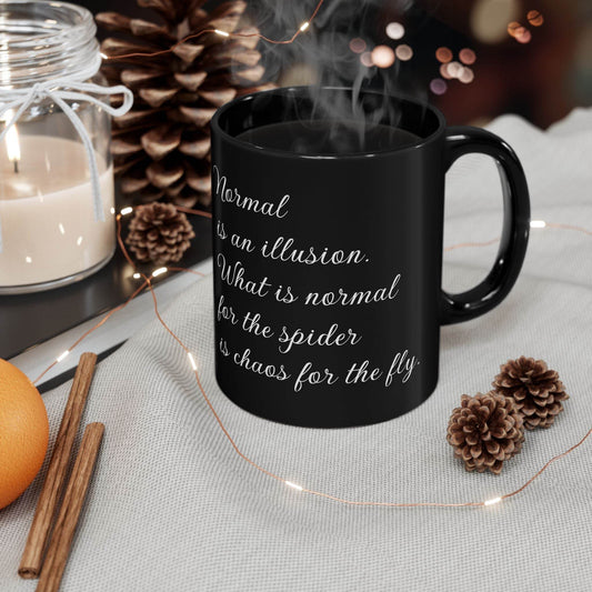 Gothic Character Mug, Morticia, Perfect for Halloween, Witchy Home Decor, Dark Aesthetic Gift, Vintage Style Coffee Cup - IntuitiveEncBoutique