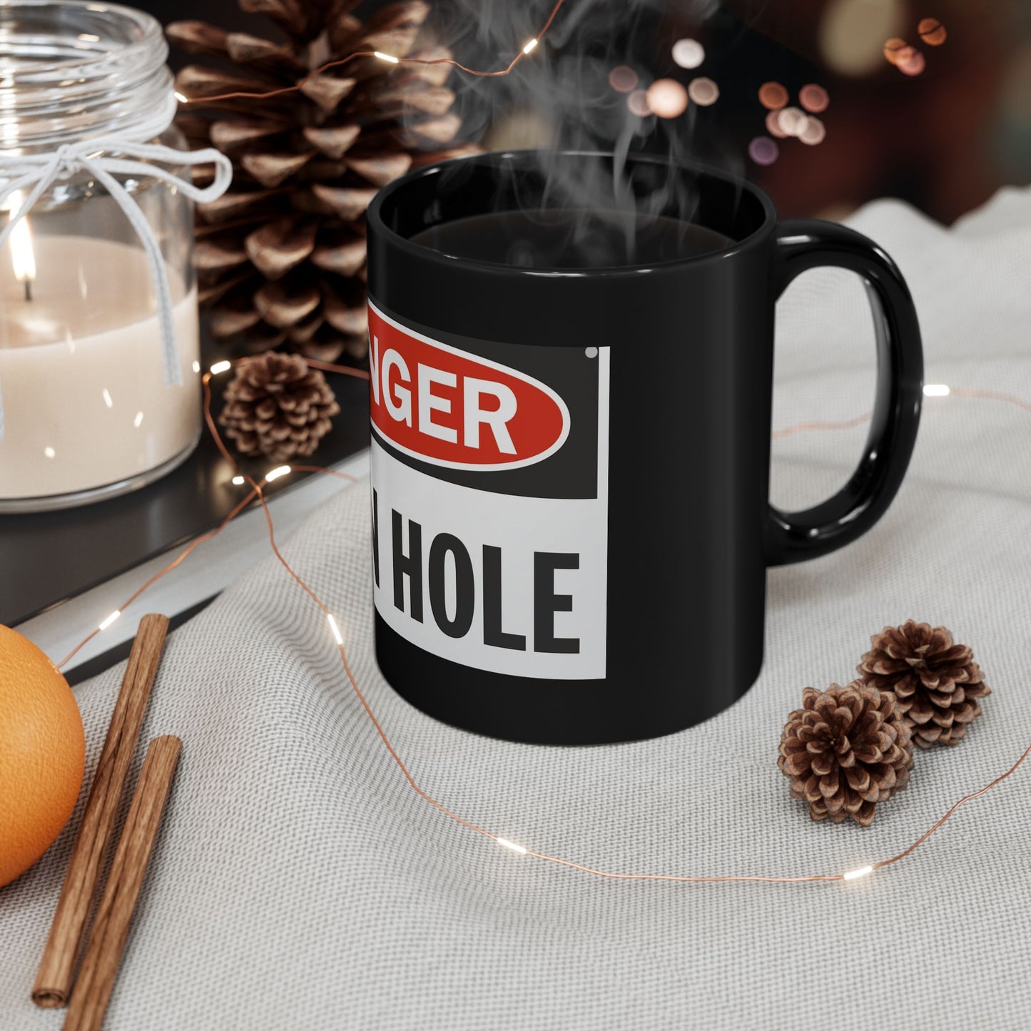 Warning Sign Decor mug