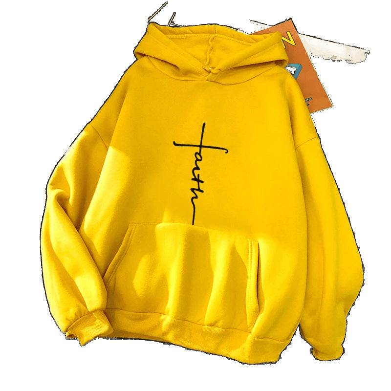 Spring New Pattern Printed Hooded Sweatshirt Unisex Long Sleeve Casual Jacket Fashion Versatile - IntuitiveEncBoutique