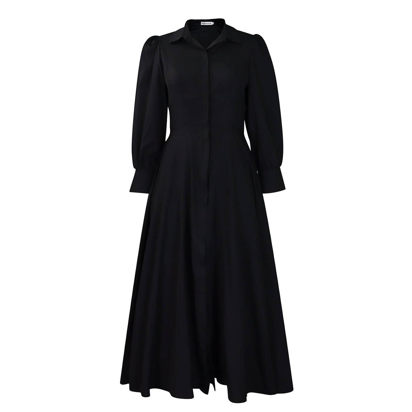 Long Sleeve Flared Dress - IntuitiveEncBoutique