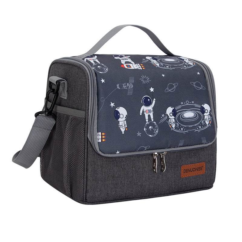 Large capacity thick waterproof heat preservation space walk series lunch box bag - IntuitiveEncBoutique