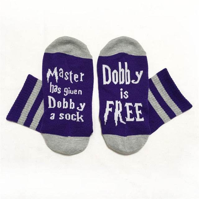 Women Print Letter Cute Dobby Socks - IntuitiveEncBoutique