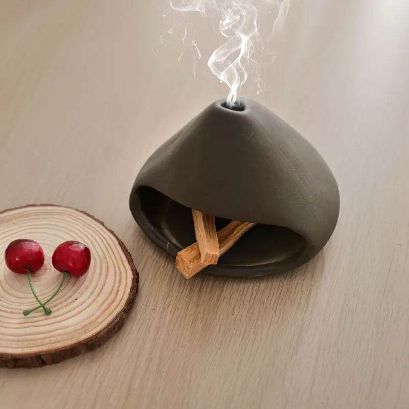 Handcrafted Ceramic Palo Santo and Sage Holder - A Practical Incense Burner and Scent Stand for Home Decor - IntuitiveEncBoutique