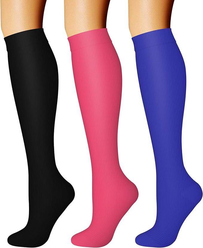 Sports pressure socks long tube socks calf socks compression socks skipping rope elastic cycling socks - IntuitiveEncBoutique