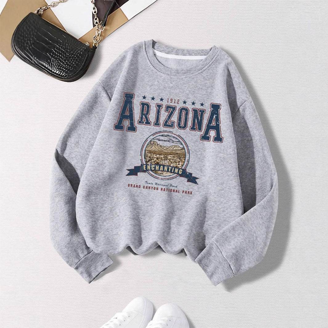 Fashion Woman Sweatshirts Arizona Natlonal Park Prints Pullo - IntuitiveEncBoutique