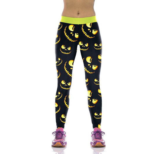 Women Leggings Harvest Halloween Sporting Leggings - IntuitiveEncBoutique