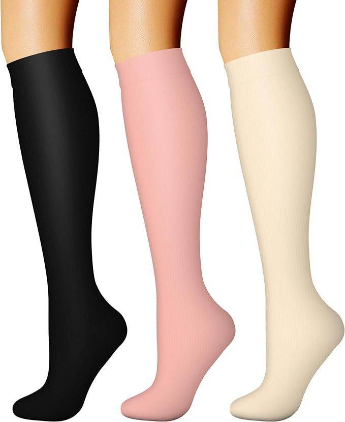 Sports pressure socks long tube socks calf socks compression socks skipping rope elastic cycling socks - IntuitiveEncBoutique