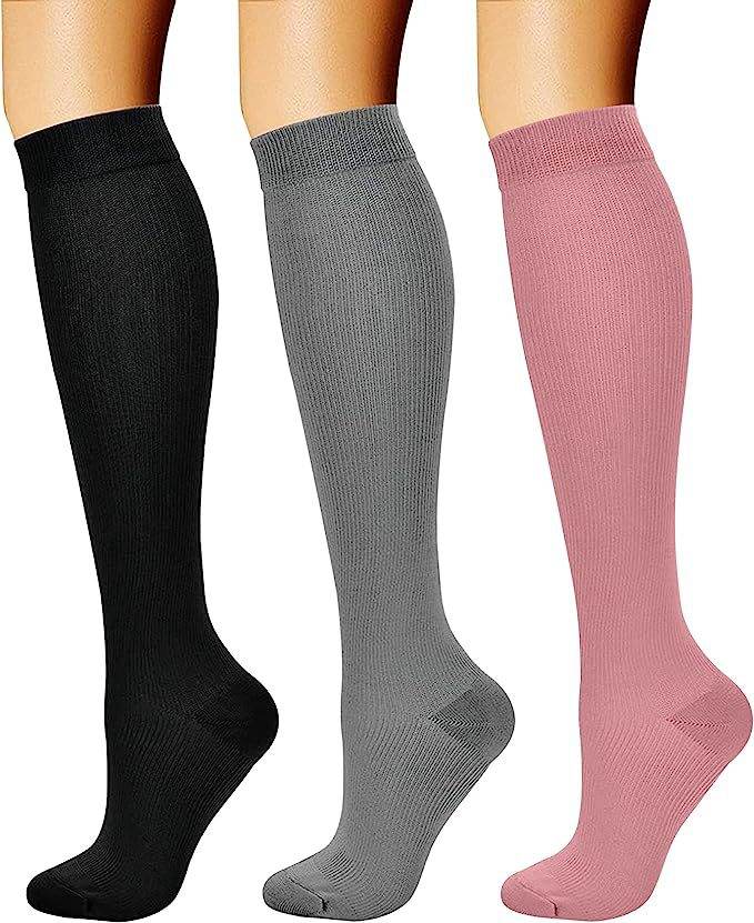 Sports pressure socks long tube socks calf socks compression socks skipping rope elastic cycling socks - IntuitiveEncBoutique