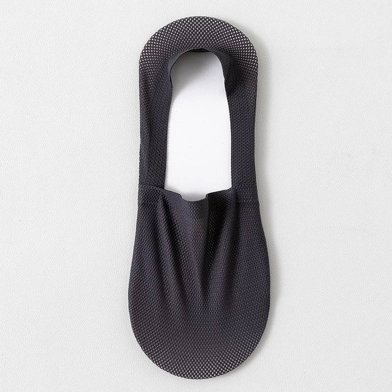 thin breathable mesh boat socks short socks shallow mouth ice silk invisible socks  - IntuitiveEncBoutique