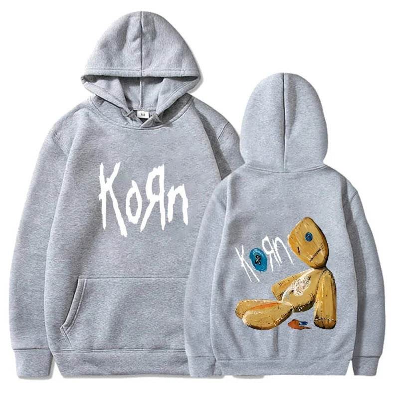 Spring and Autumn New Korn Pattern Printed Hooded Sweatshirt for Men and Women Long Sleeve Casual Outerwear Top - IntuitiveEncBoutique