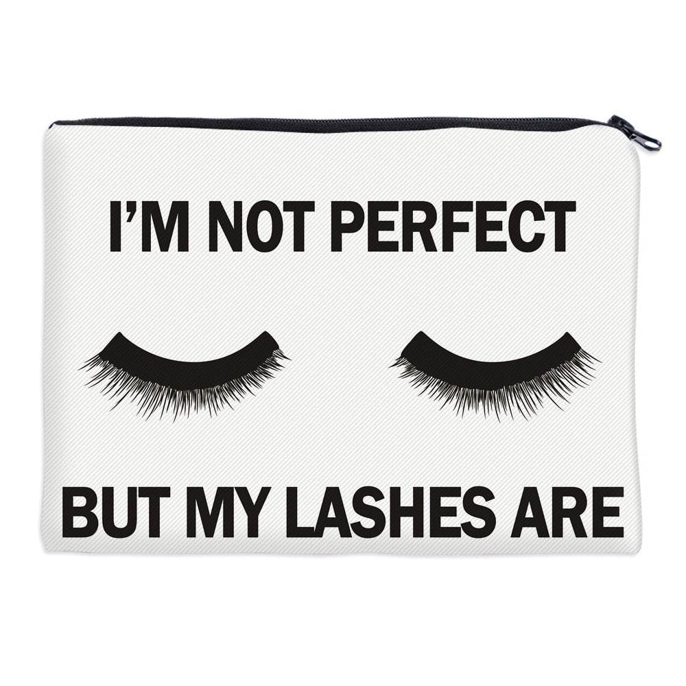 Deanfun Cosmetic Bags 3D Printed Eyelash with Letter Necessaries for Women Travelling - IntuitiveEncBoutique
