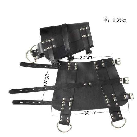 Black Adult Products Manufacturer Erotic Products Suspension Foot Restraints Hanging Stainless Steel Handcuffs and Leg Cuffs - IntuitiveEncBoutique