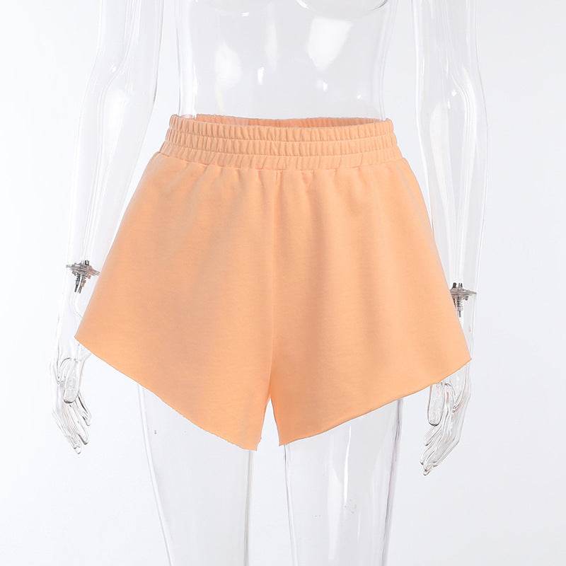 Mini Sports Shorts Summer New Women's Hip Lifting Thin Wide Pants Hipster Shorts - IntuitiveEncBoutique