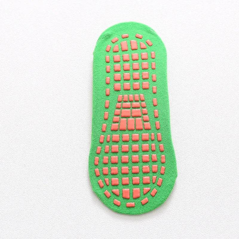 5 Pairs Anti-skid Socks Floor Socks Trampoline Socks Indoor Activities Socks Cotton Socks for Kids Women Men Short Socks - IntuitiveEncBoutique