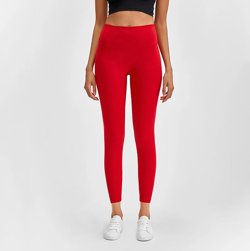 Buttery-Soft Naked-Feel Workout Gym Yoga Pants Women Squat Proof High Waist Fitness Tights Sport Leggings