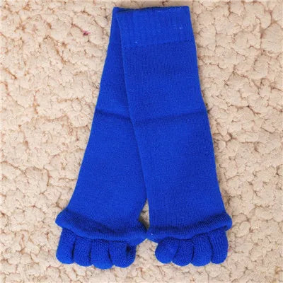 1 Pair Massage Open Five Toe Separator Socks Pain Relief Hot Socks