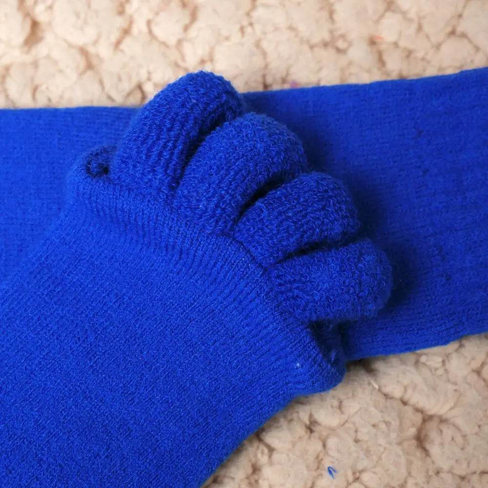 1 Pair Massage Open Five Toe Separator Socks Pain Relief Hot Socks - IntuitiveEncBoutique