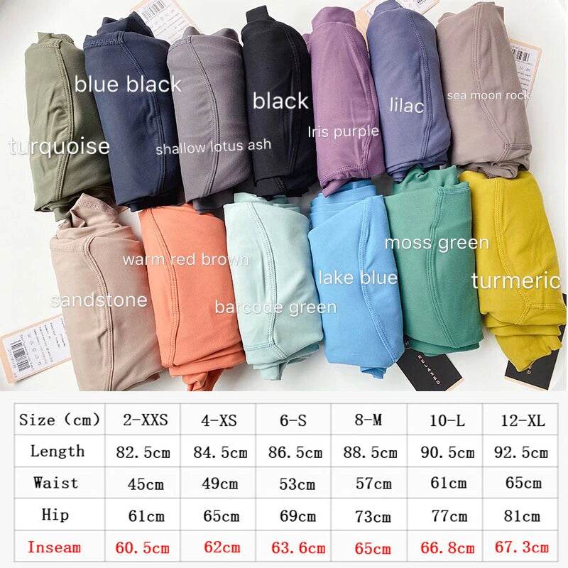 Buttery-Soft Naked-Feel Workout Gym Yoga Pants Women Squat Proof High Waist Fitness Tights Sport Leggings - IntuitiveEncBoutique