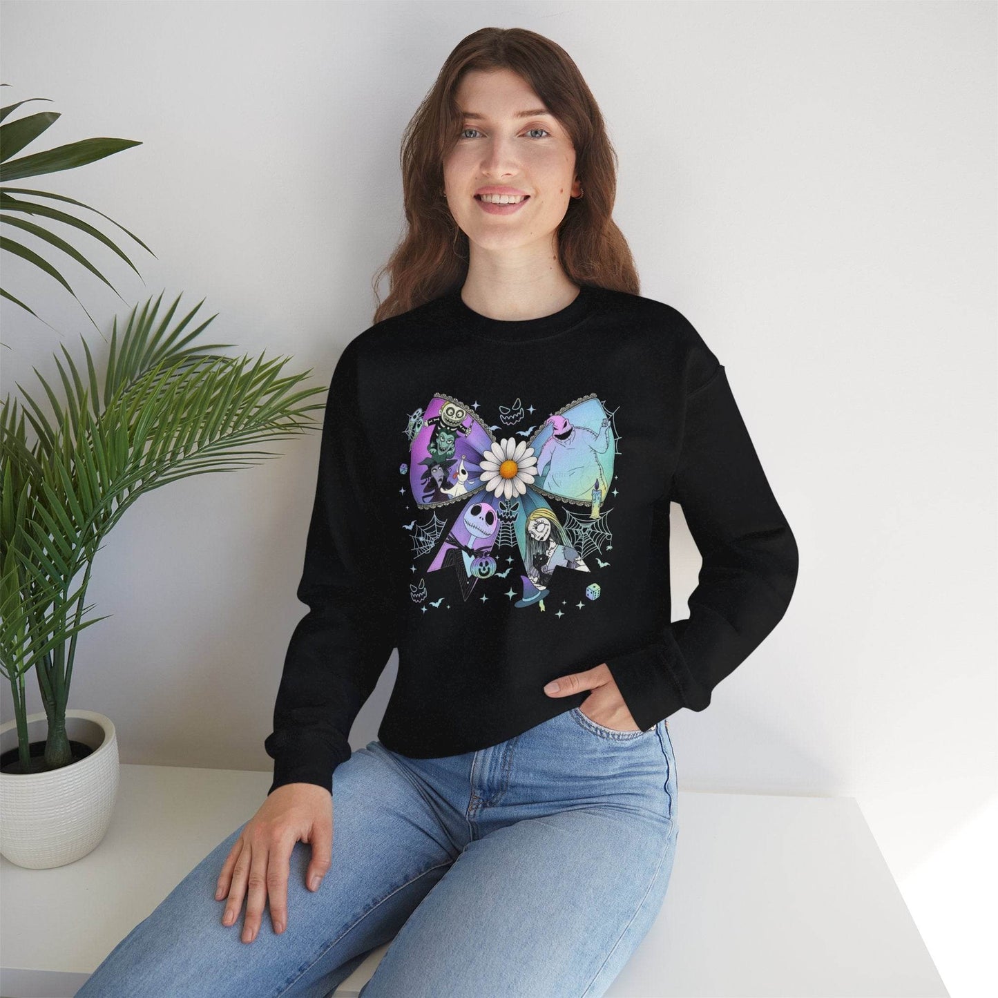 Colorful Butterfly Graphic Sweatshirt, Cozy Unisex Apparel, Fall Fashion, Gift for Nature Lovers, Artistic Crewneck - IntuitiveEncBoutique