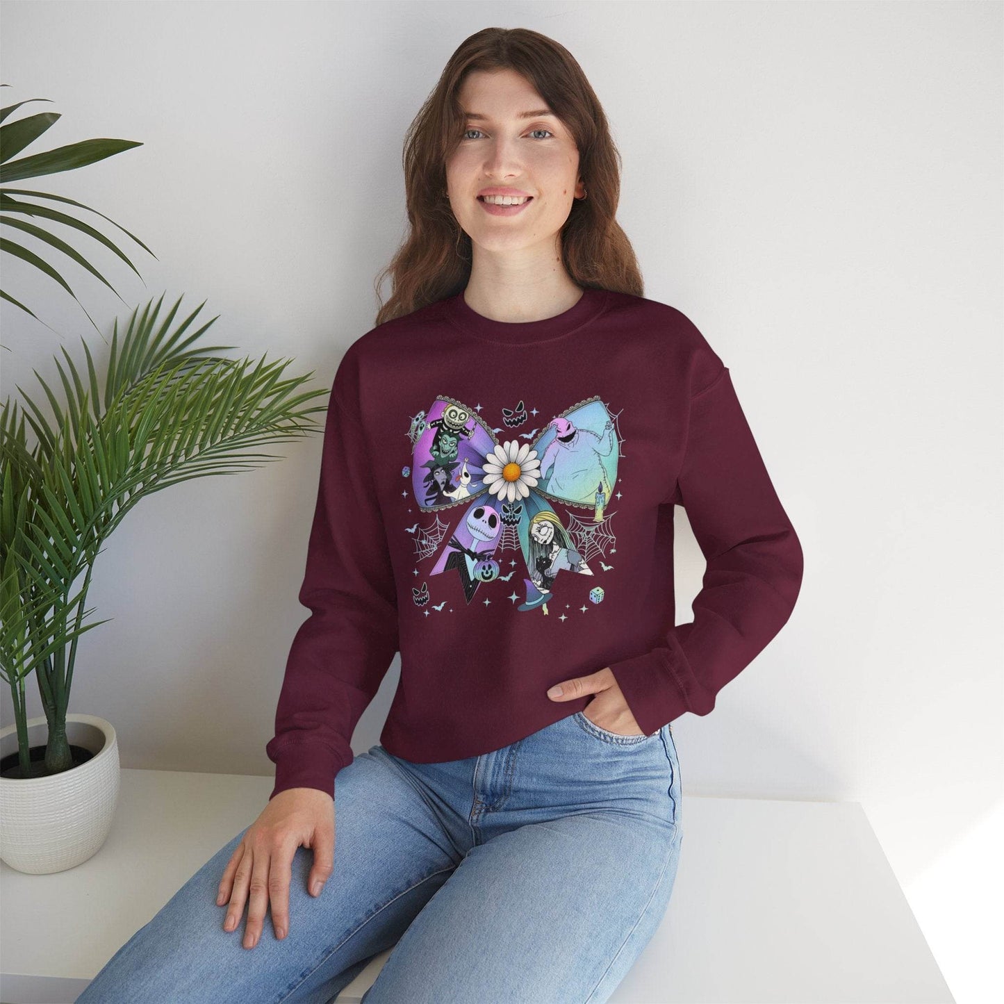 Colorful Butterfly Graphic Sweatshirt, Cozy Unisex Apparel, Fall Fashion, Gift for Nature Lovers, Artistic Crewneck - IntuitiveEncBoutique