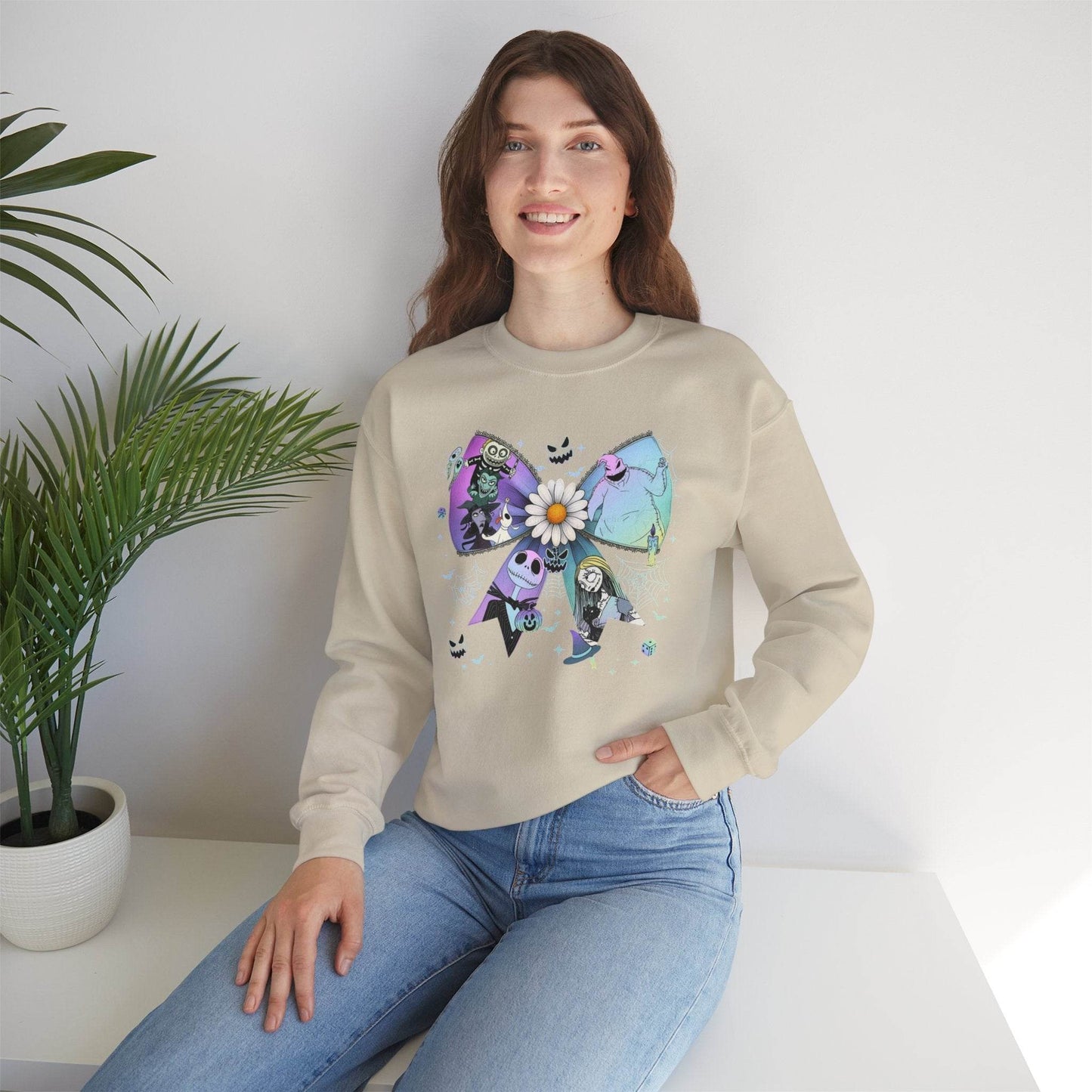 Colorful Butterfly Graphic Sweatshirt, Cozy Unisex Apparel, Fall Fashion, Gift for Nature Lovers, Artistic Crewneck - IntuitiveEncBoutique
