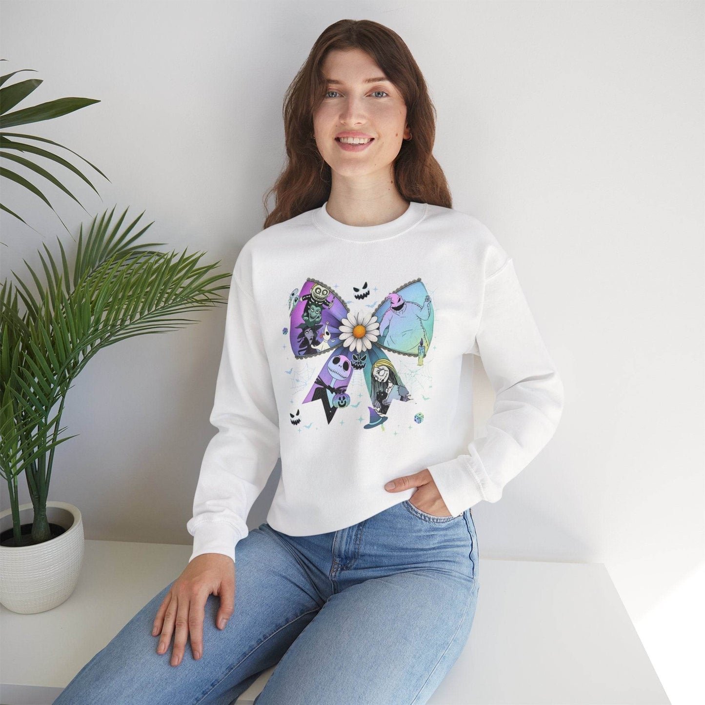 Colorful Butterfly Graphic Sweatshirt, Cozy Unisex Apparel, Fall Fashion, Gift for Nature Lovers, Artistic Crewneck - IntuitiveEncBoutique